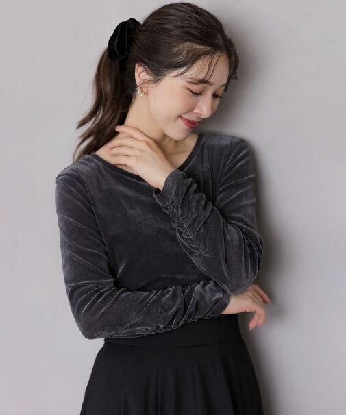 チュールフロッキー カットソー