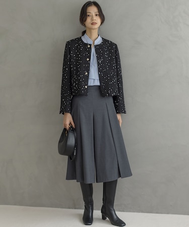 ハンサムツイルキュロット パンツ