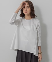 バックフレアロングＴシャツ