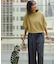ラメストライプ ワイドパンツ
