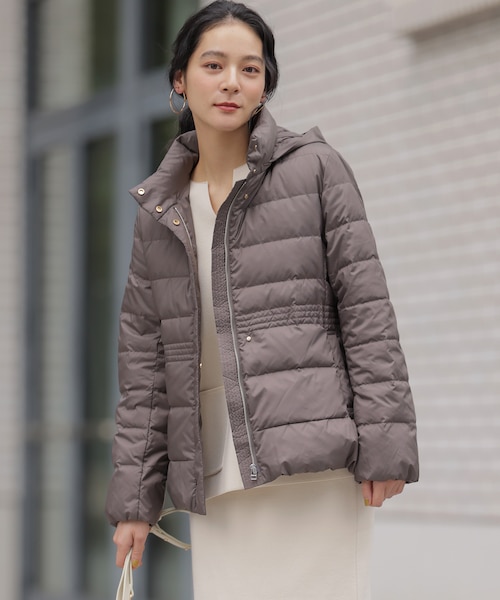 撥水・洗える】リッチファーフードロング ダウン｜エニィスィスの通販