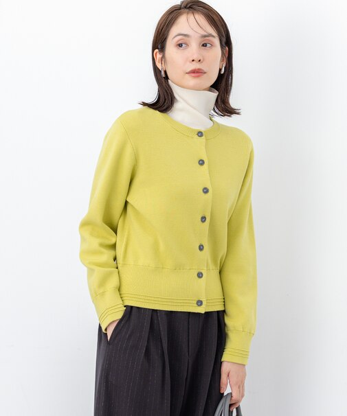 【加藤ローサさん着用】スムースストレッチジャケット カーディガン