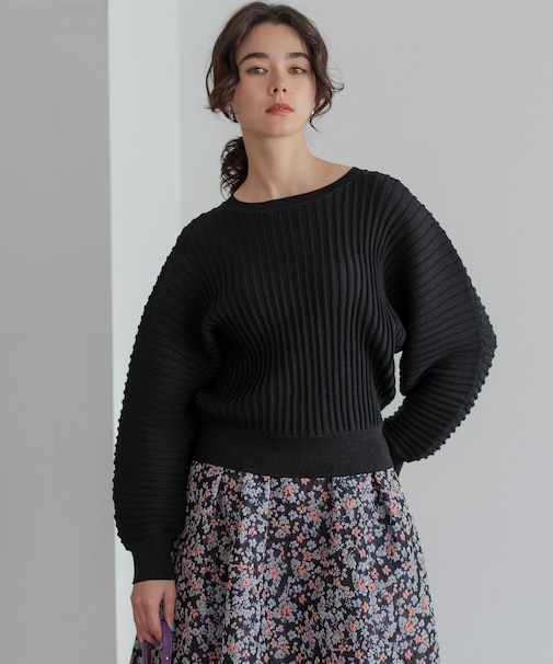 ラメリブドルマン ニット