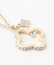 フラワーペンダントネックレス