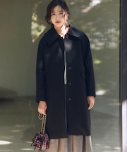 ウールモッサステンカラー コート