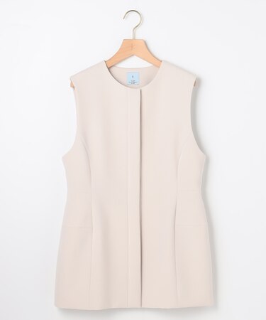 【KUMIKYOKU NAVY】コンフォータブルドレープ ジレ