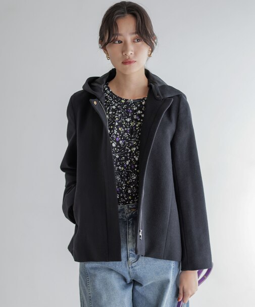 ウールモッサ ショートコート