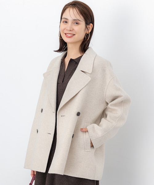 ご好評につき新色追加・先行予約】ダブルブレストリバー コート