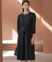 【KUMIKYOKU NAVY】フロントタックドレス