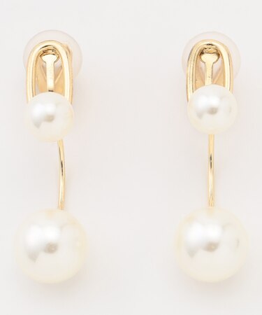 スウィングイミテーションパール イヤリング