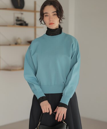 オーガンスウェット ニット