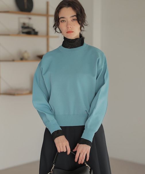 オーガンスウェット ニット