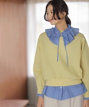 オーガンスウェット ニット