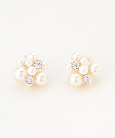 パールライククラウド イヤリング