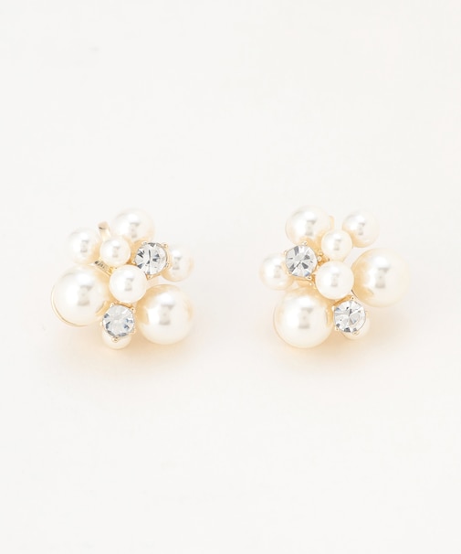 パールライククラウド イヤリング