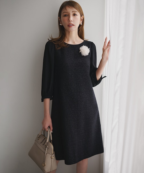 シフォンコサージュ