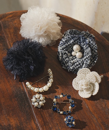 シフォンコサージュ