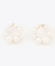 ランダムパールライクリング ピアス