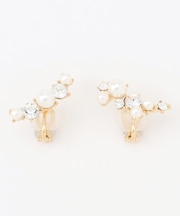 アシンメトリービジュー イヤリング