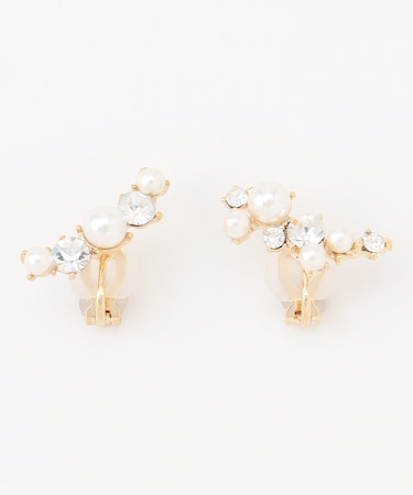 アシンメトリービジュー イヤリング