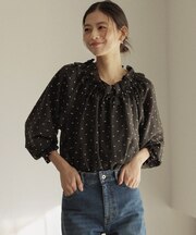 【Flower Collection】フラワードット ブラウス