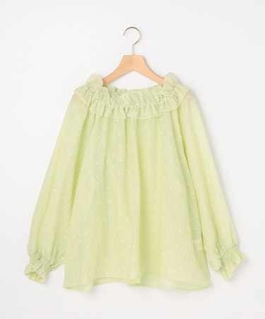 【Flower Collection】フラワードット ブラウス