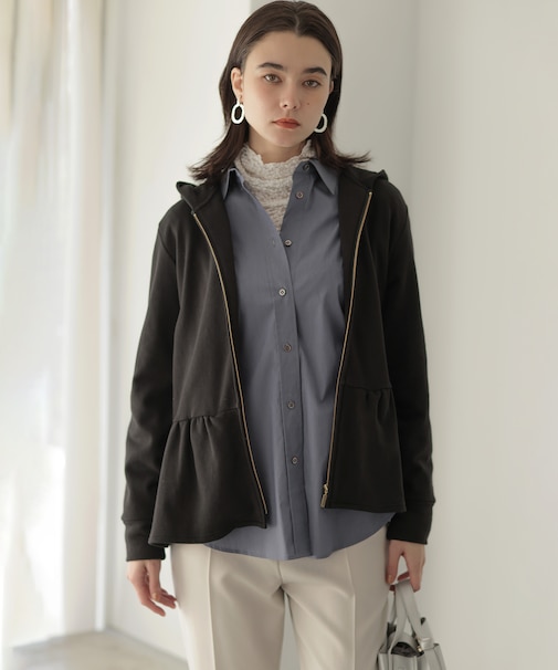 マシュマロタッチ裏毛 パーカー