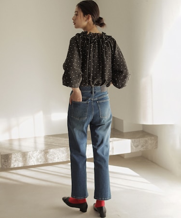 ミッドデニム パンツ