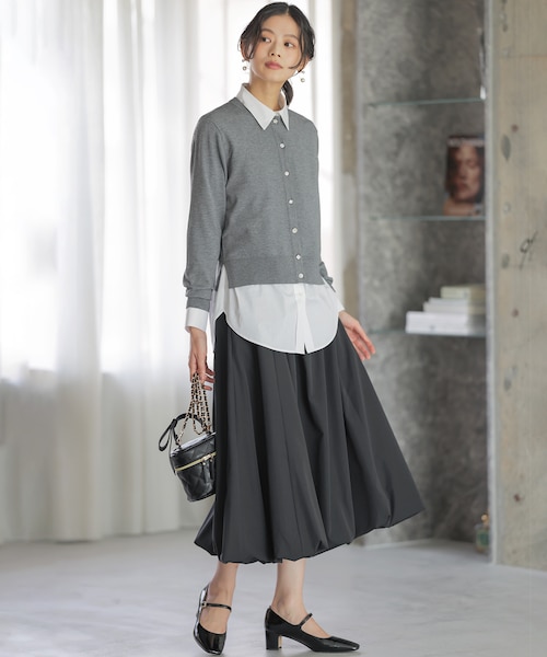 ソフトクロスバルーン スカート｜クミキョクの通販｜&mall（アンド