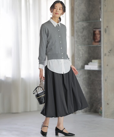 ソフトクロスバルーン スカート
