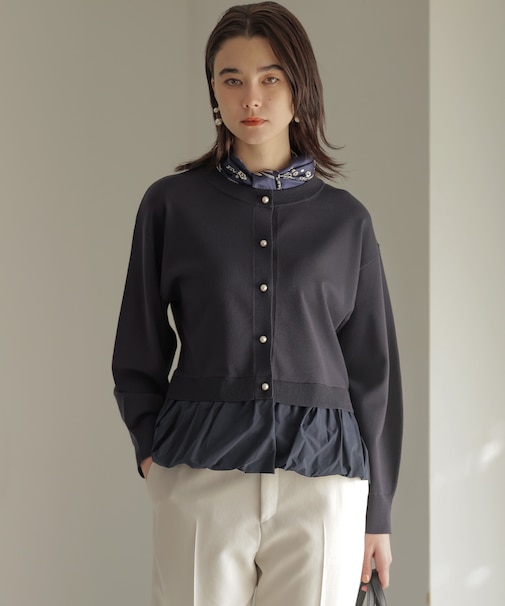 【前後着用可】バルーンドッキング ニット