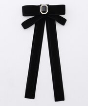 ベロアリボン ヘアクリップ