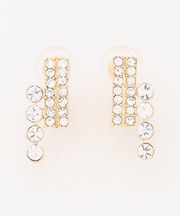 ラインドビジュー イヤリング