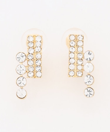 ラインドビジュー イヤリング