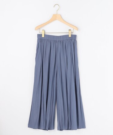 ギャザーライトデシン パンツ