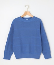 ボーダーレース ニット