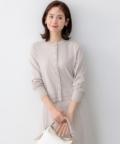 コットンニット カーディガン