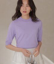 マイラックカラー 6分袖 ニット