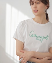 ロゴ刺繍 Tシャツ