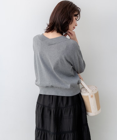 【WEB限定】コットンニット プルオーバー