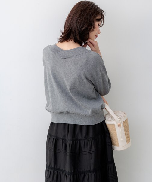 【WEB限定】コットンニット プルオーバー