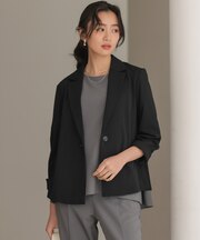 【WEB限定】ジョーゼットジャージー ジャケット