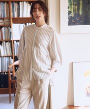 ニューリヨセルシャーティングペプラム ブラウス