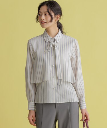 ニューリヨセルシャーティングマルチWAY ブラウス