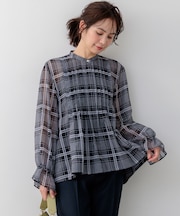 エアリーボイルシアー ブラウス