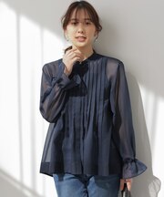 エアリーボイルシアー ブラウス