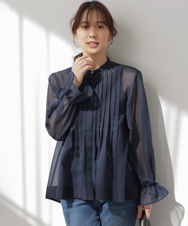 エアリーボイルシアー ブラウス