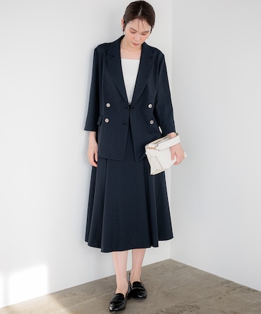 ライトリネンライクフレア スカート