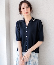 【WEB限定】ポップコーンアーガイルスキッパー ニット