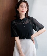 シアーポロ ニット